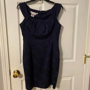 Maggie London dress knee length/Navy Blue